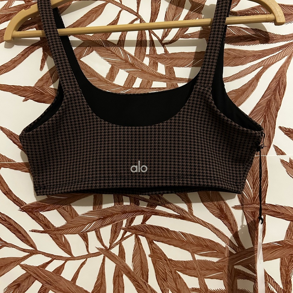 Alo Yoga Houndstooth Sports Bra